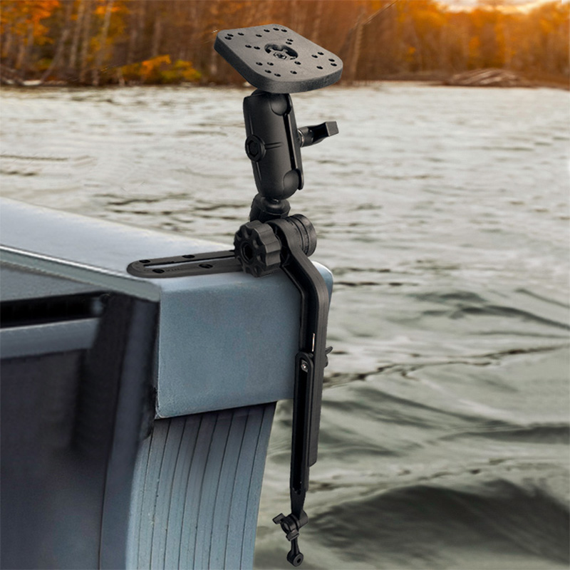 Fish Finder Transducer Mount - VINmounts ขายึดเครื่องหาปลาแบบลูกบอลขนาด 1.5 นิ้ว สำหรับเรือคายัค พร้อมแขนยึดทรานสดิวเซอร์,