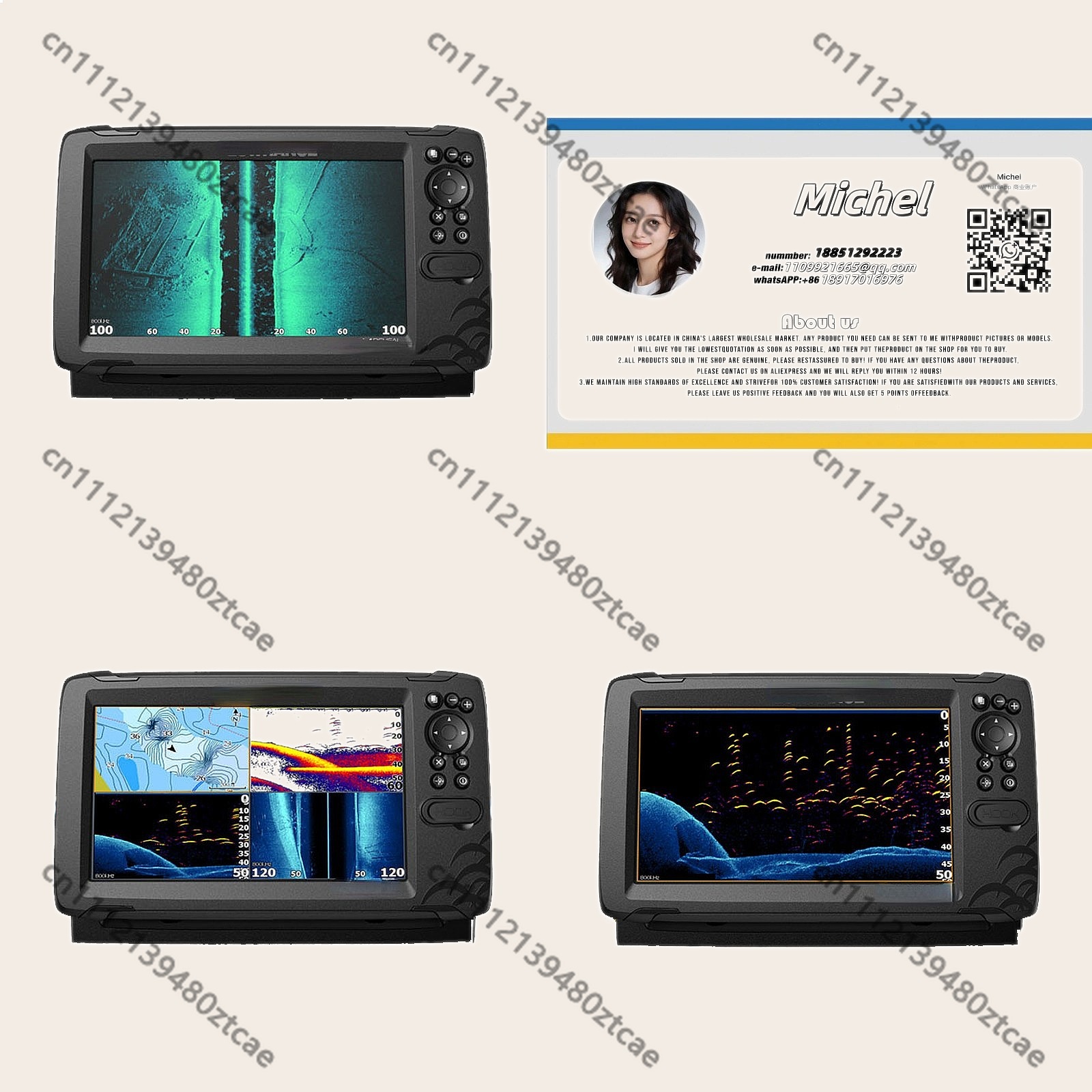 Fish Finder Kayak Portable - เครื่องหาปลาแบบพกพาสำหรับเรือคายัค ตกปลาบนน้ำแข็ง พร้อมระบบระบุระดับความลึก