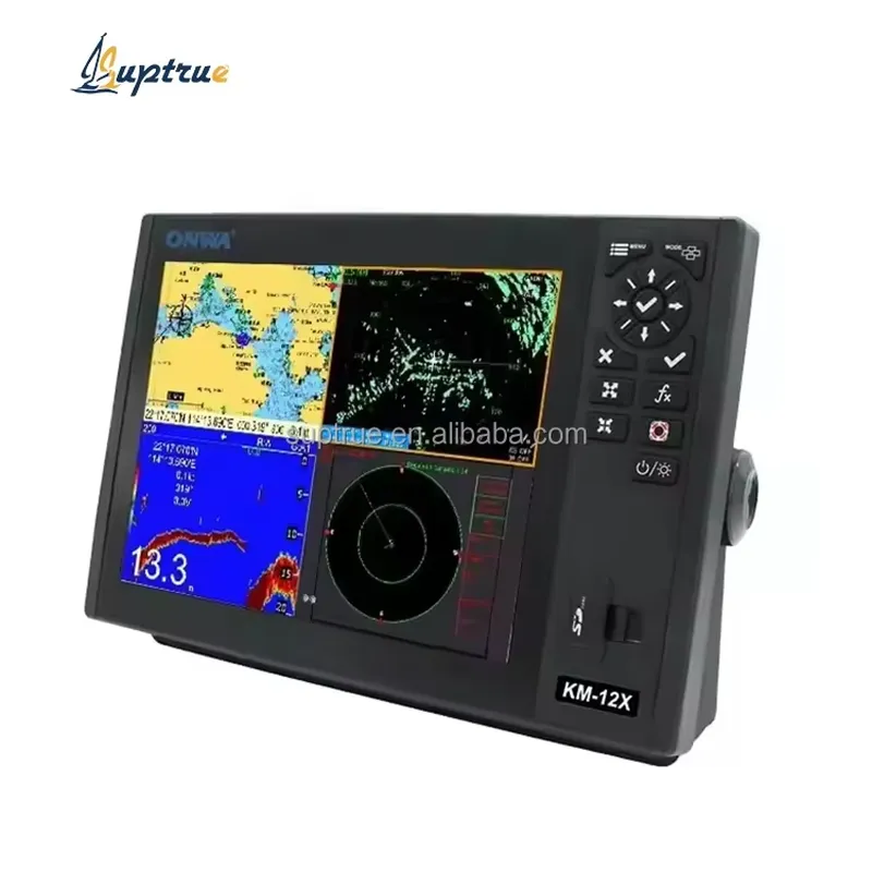 Fish Finder Gps Chartplotter Combo - เครื่องนำทางเรือ ONWA KM-12X 5in1 พร้อม GPS,