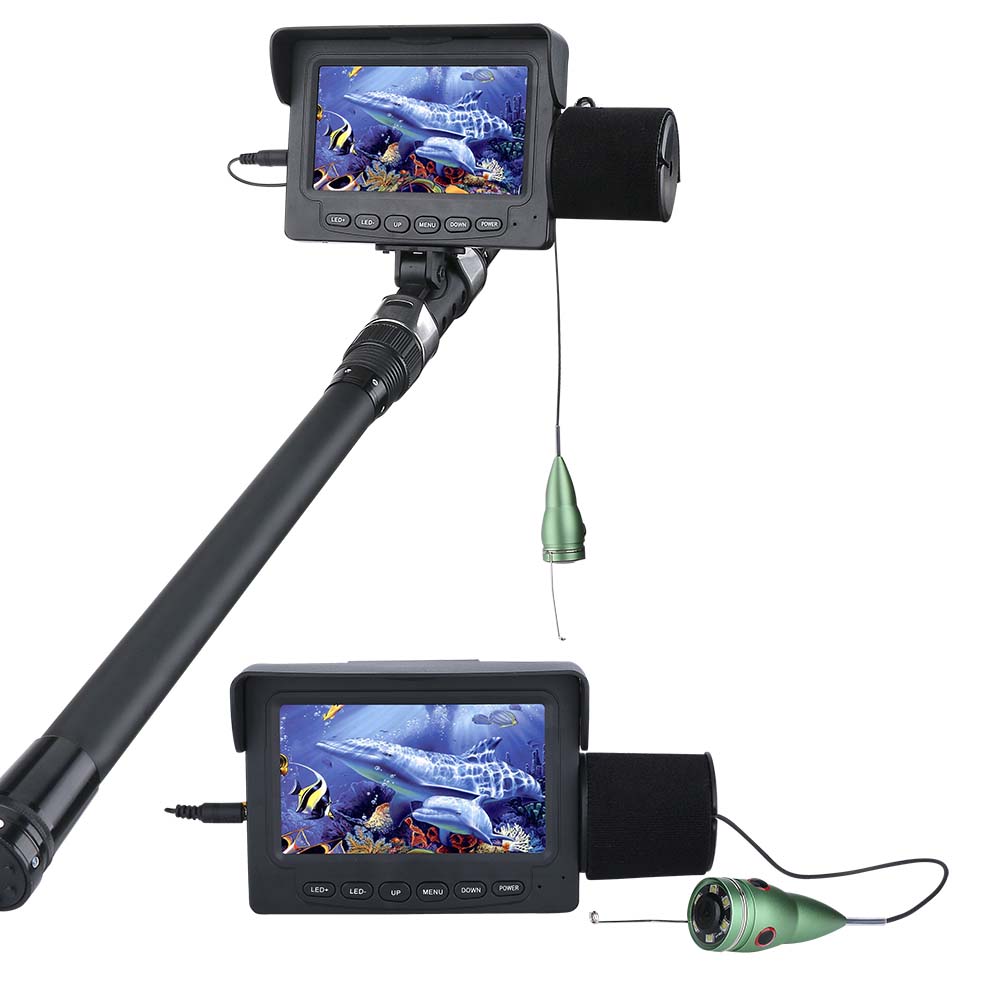 Fish Finder Ice Fishing - กล้องตกปลาใต้น้ำ 15 เมตร 1200TVL พร้อมไฟ IR