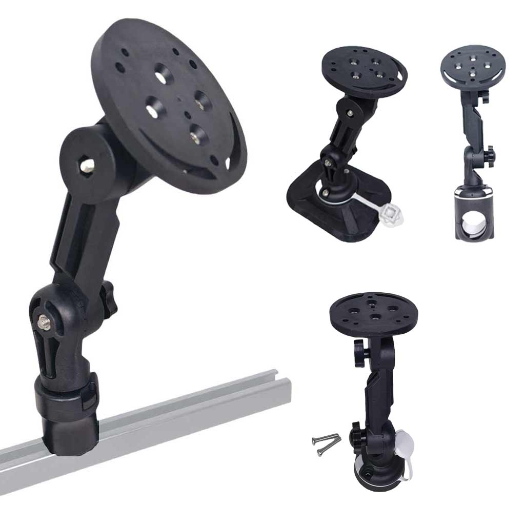 Fish Finder Transducer Mount - ฐานติดตั้งเครื่องหาปลาแบบกลมสำหรับเรือคายัค เหมาะสำหรับ Garmin Striker 4 และ