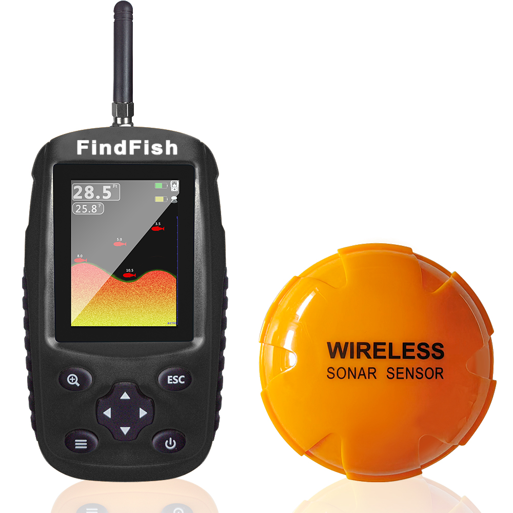 Chirp Sonar Fish Finder - เครื่องหาปลาโซนาร์รุ่นใหม่แบบไร้สาย ชาร์จไฟได้ พกพาสะดวก