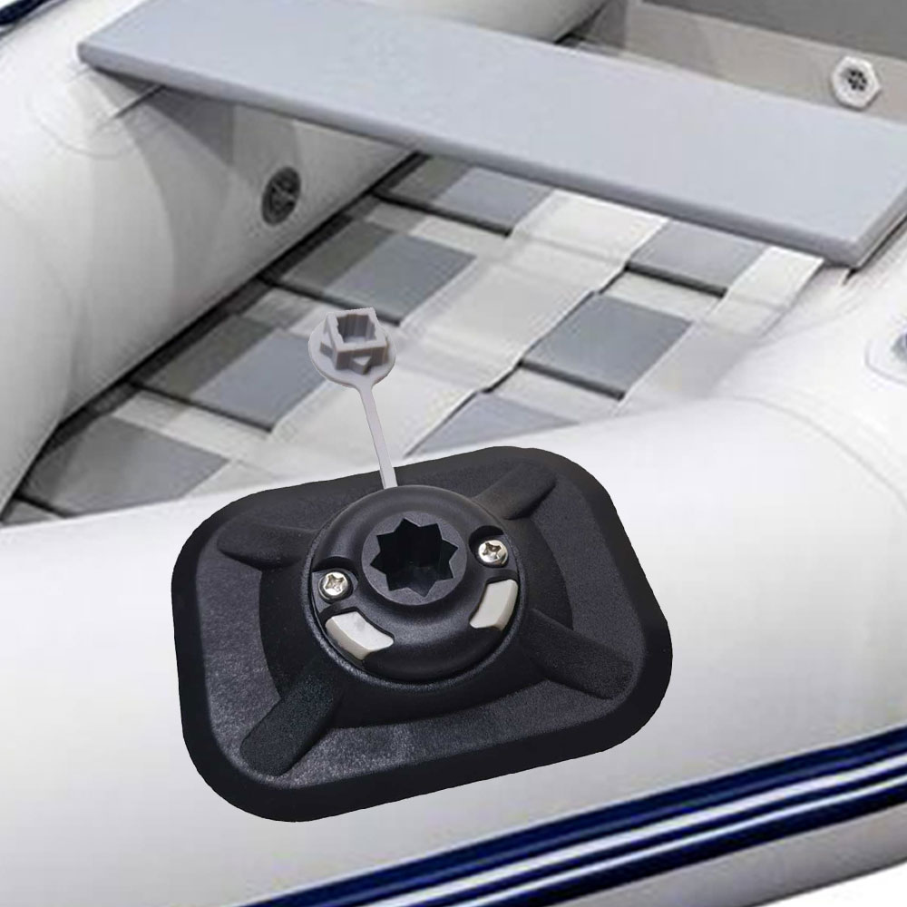 Fish Finder Transducer Mount - ชุดอุปกรณ์ยึดกล้องค้นหาปลา GPS สำหรับเรือยาง PVC พร้อมฐานบอลสำหรับเรือคายัค ชุดติดตั้งธงความปลอดภัย
