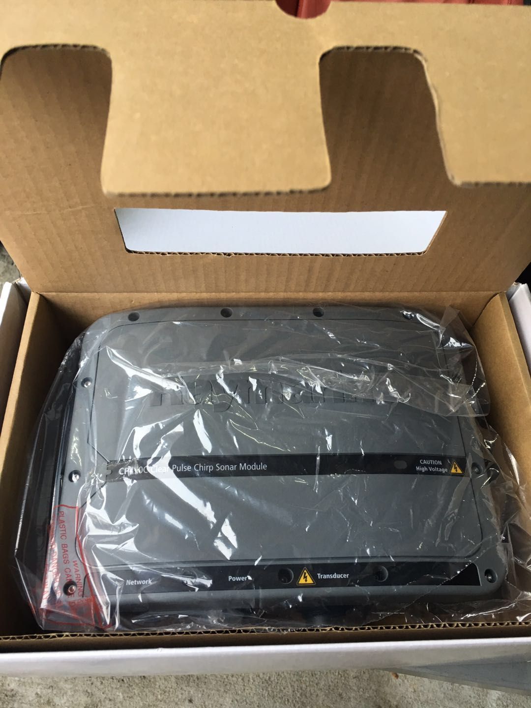 Chirp Sonar Fish Finder - เครื่องหาปลาโดยใช้คลื่นโซนาร์โมดูลฟินเดอร์ตรวจจับ E102143ใน CP450C ของ raymarine