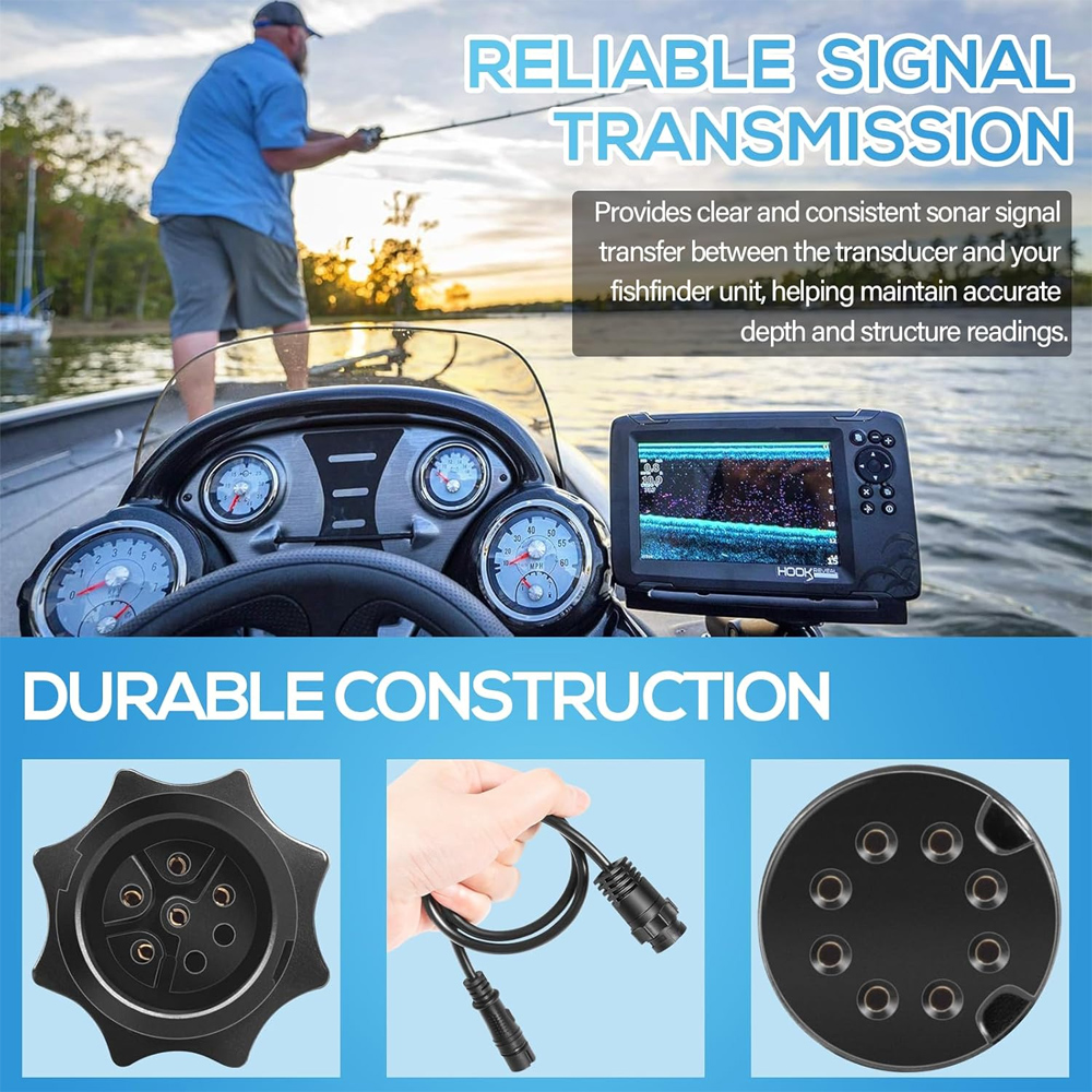 000-14068-001 สายแปลงสัญญาณ 7  - Fish Finder Lowrance Hook บทวิจารณ์และราคา