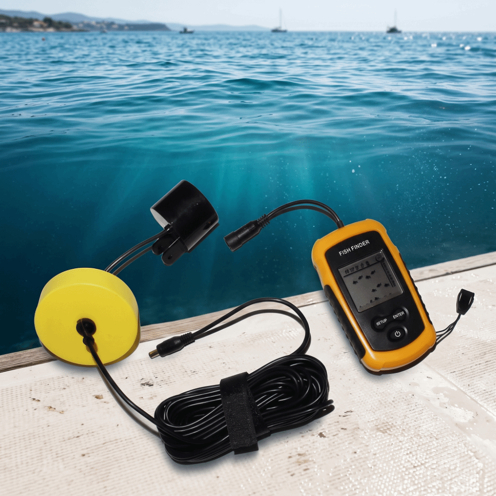 เครื่องหาปลาแบบพกพา ใช้มือถือไ - Fish Finder Kayak Portable บทวิจารณ์และราคา