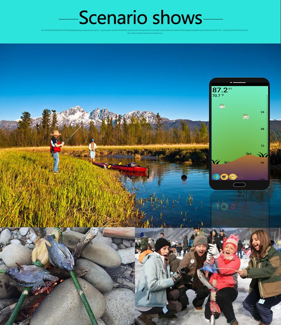 PuPoPan ไร้สายบลูทูธสมาร์ท SON - Chirp Sonar Fish Finder บทวิจารณ์และราคา