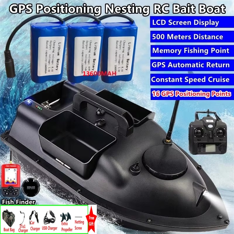 เรือตกปลา Sonar Finder 16 GPS  - Chirp Sonar Fish Finder บทวิจารณ์และราคา