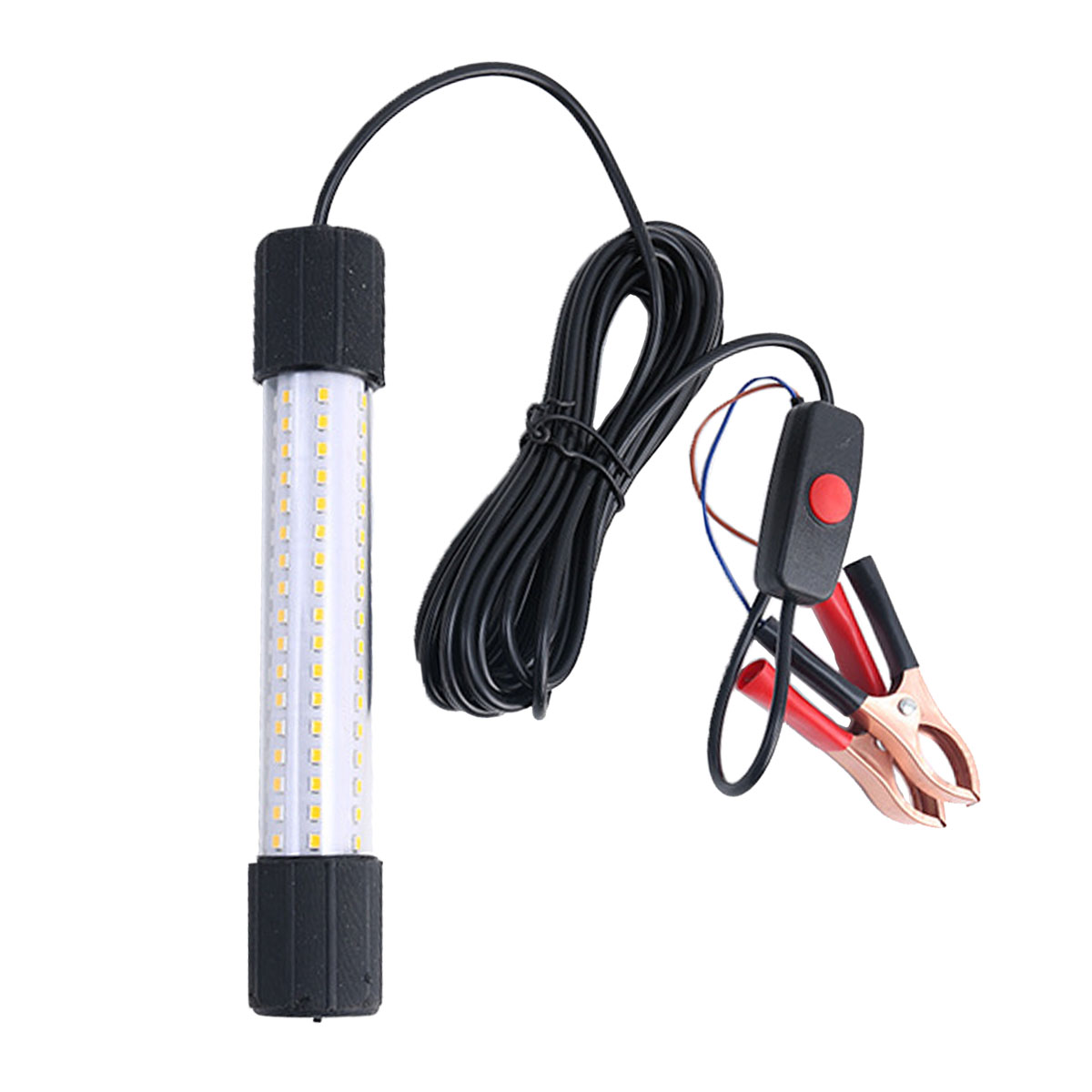 โคมไฟตกปลาใต้น้ํา 15W กันน้ํา  - Fish Finder Battery 12V บทวิจารณ์และราคา