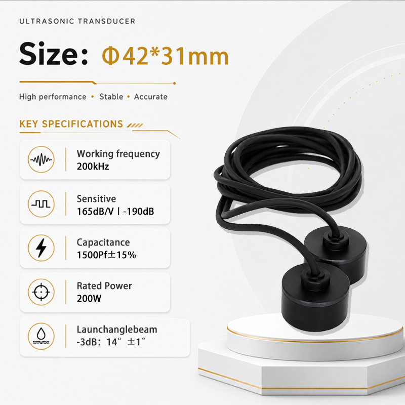 ทรานสดิวเซอร์อัลตราโซนิก 200kH - Fish Finder Transducer 200Khz บทวิจารณ์และราคา