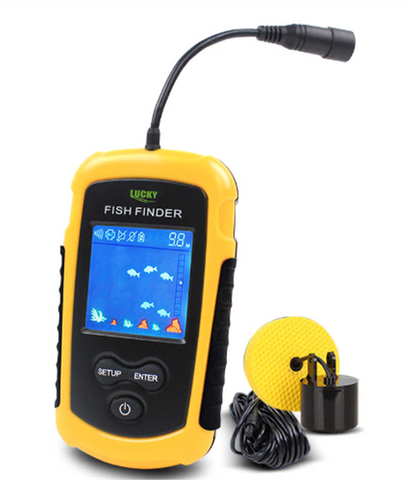 เครื่องหาปลาโซนาร์พร้อมสัญญาณเ - Fish Finder Transducer 200Khz บทวิจารณ์และราคา