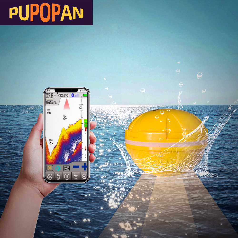 PUPOPAN 100M ยี่ห้อใหม่โทรศัพท - Fish Finder Ice Fishing บทวิจารณ์และราคา