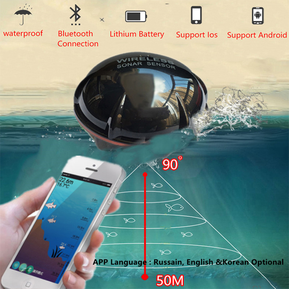 PUPOPAN 100M ยี่ห้อใหม่โทรศัพท - Fish Finder Ice Fishing บทวิจารณ์และราคา