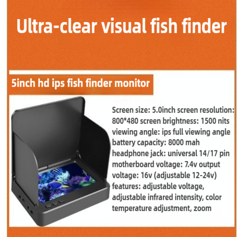 จอภาพ IPS ขนาด 4.3/5 นิ้ว อ่าน - Fish Finder Ice Fishing บทวิจารณ์และราคา