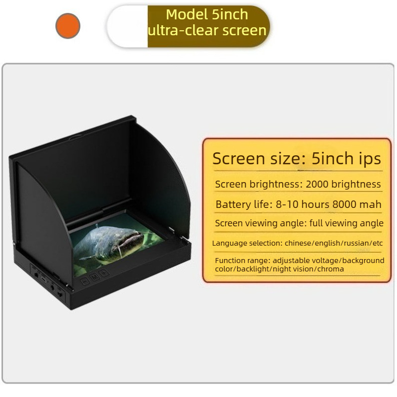 จอภาพ IPS ขนาด 4.3/5 นิ้ว อ่าน - Fish Finder Ice Fishing บทวิจารณ์และราคา