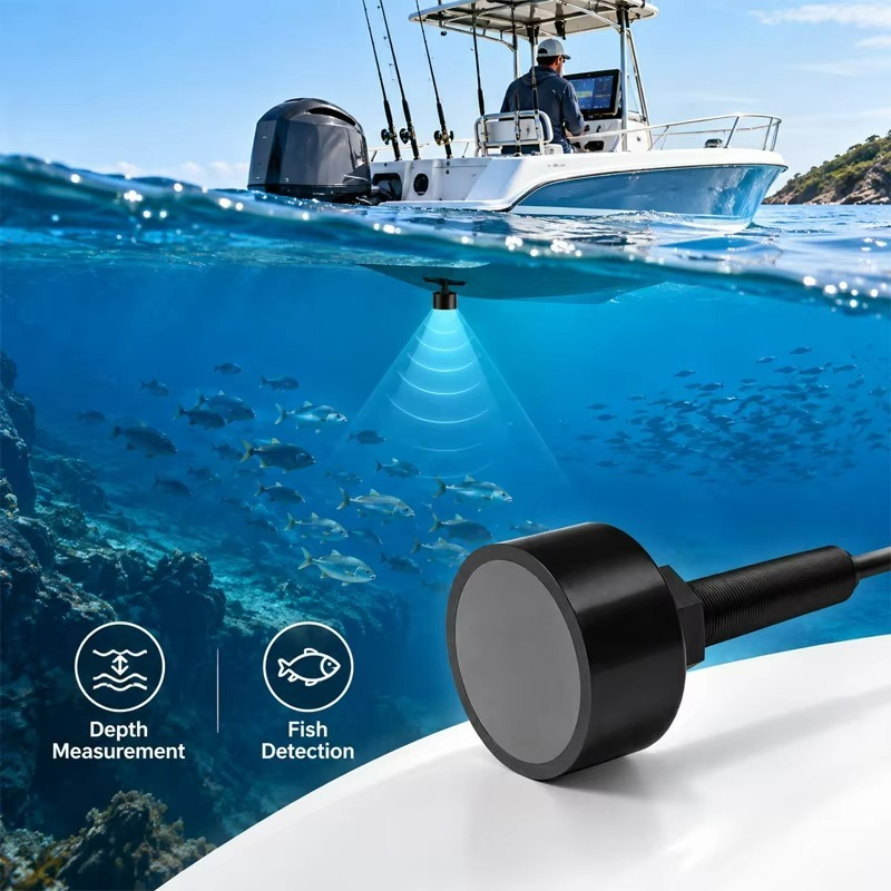 ทรานสดิวเซอร์อัลตราโซนิกความถี - Fish Finder Transducer 200Khz บทวิจารณ์และราคา