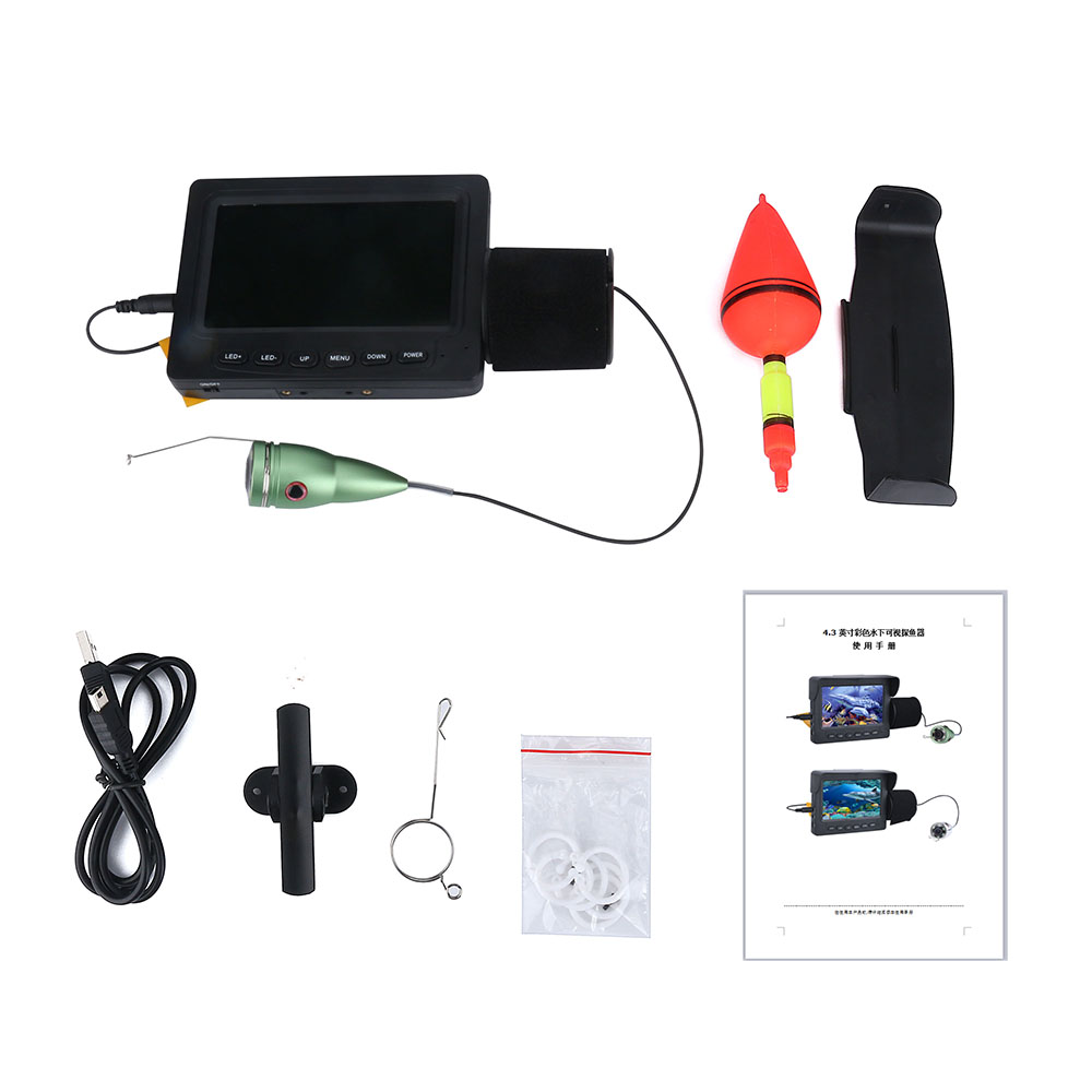 กล้องตกปลาใต้น้ำ 15 เมตร 1200T - Fish Finder Ice Fishing บทวิจารณ์และราคา