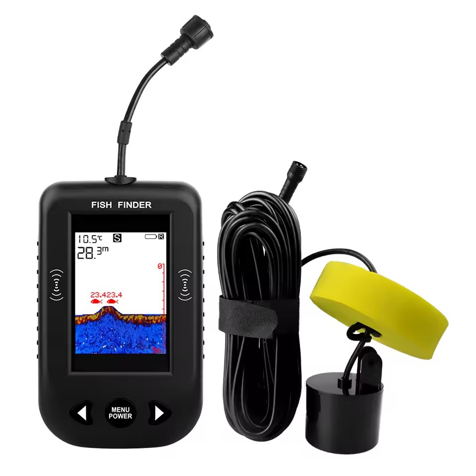 นาฬิกาปลุก 100M แบบพกพา SONAR  - Fish Finder Transducer 200Khz บทวิจารณ์และราคา