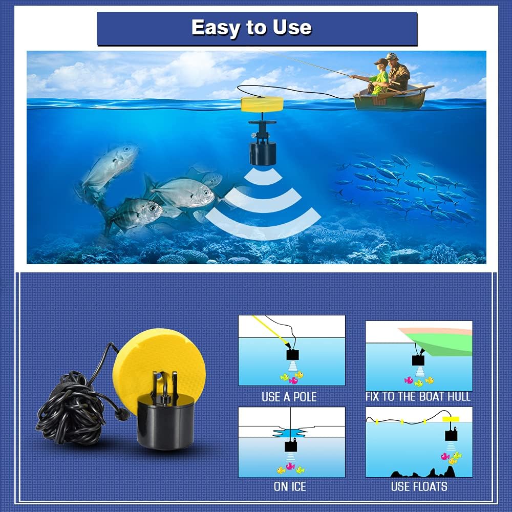 เครื่องหาปลาแบบพกพาสำหรับเรือค - Fish Finder Kayak Portable บทวิจารณ์และราคา