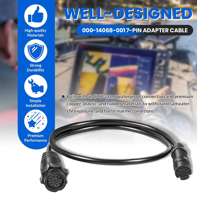 สายอะแดปเตอร์ขนาด 25 นิ้ว # 00 - Fish Finder Lowrance Hook บทวิจารณ์และราคา