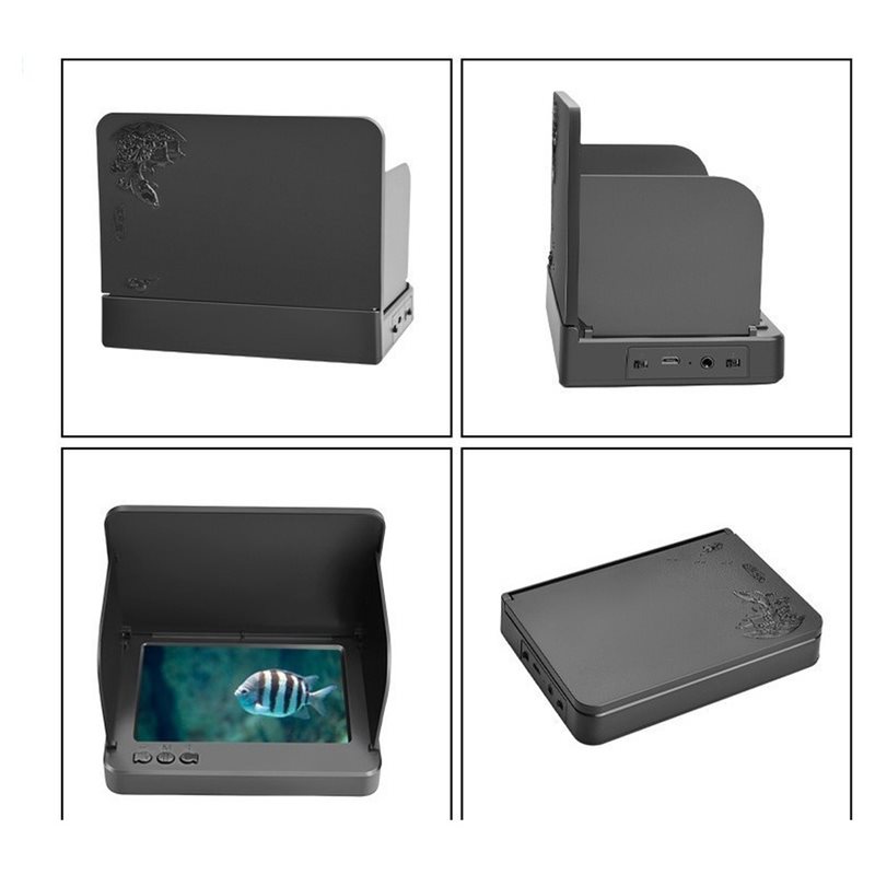 กล้องตกปลาใต้น้ำ HOTB72A 220 ° - Fish Finder Kayak Portable บทวิจารณ์และราคา