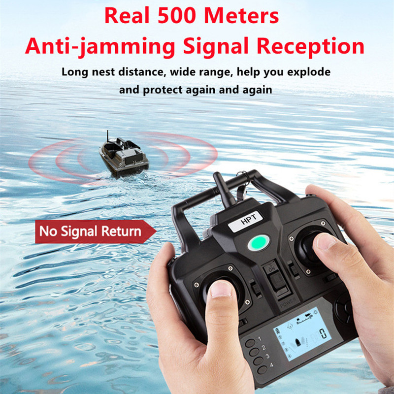 เรือตกปลาบังคับวิทยุพร้อมระบบค - Chirp Sonar Fish Finder บทวิจารณ์และราคา
