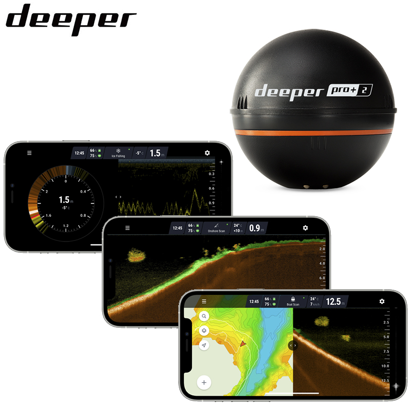 เรือตกปลาบังคับวิทยุ DEEPER Sm - Chirp Sonar Fish Finder บทวิจารณ์และราคา