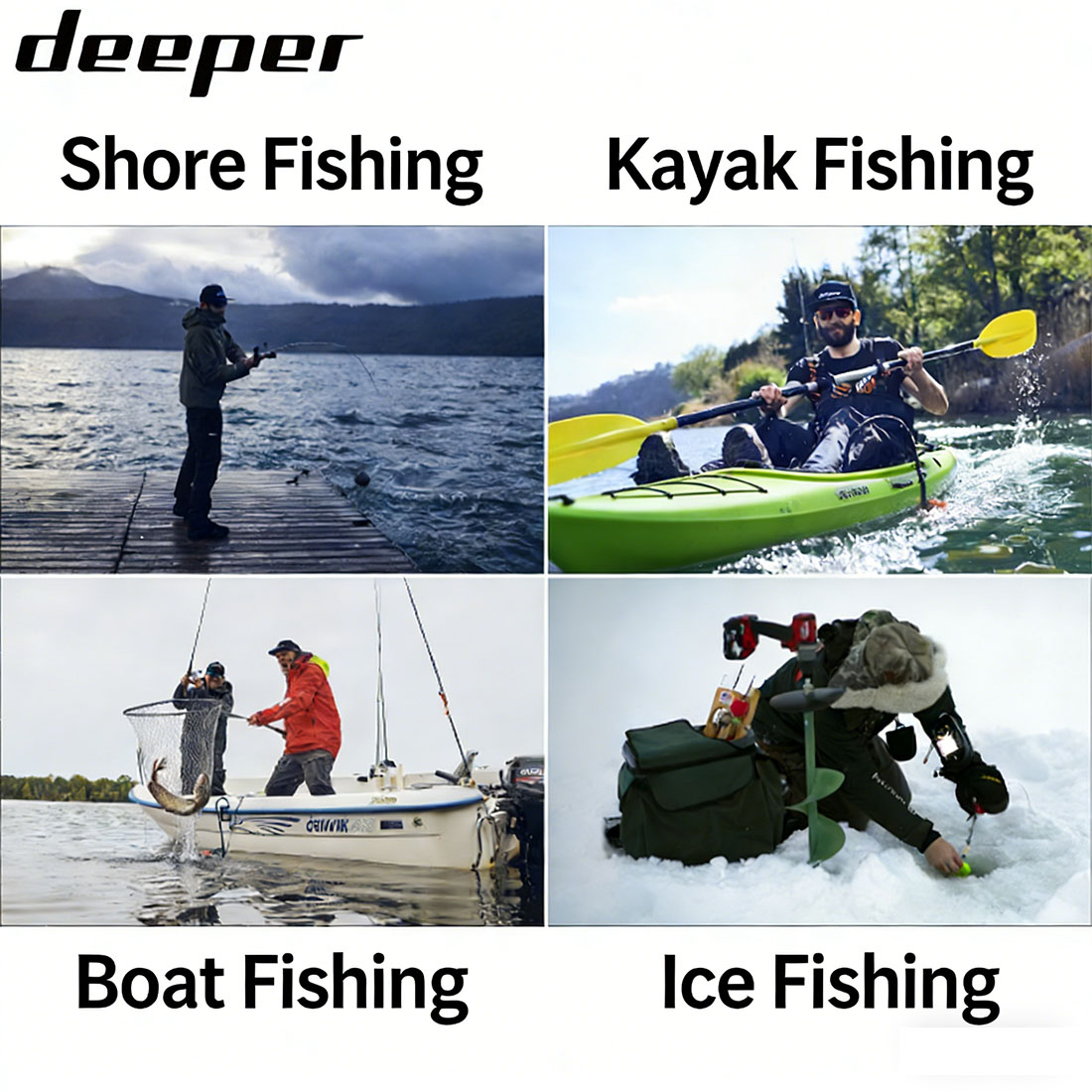 เรือตกปลาบังคับวิทยุ DEEPER Sm - Chirp Sonar Fish Finder บทวิจารณ์และราคา