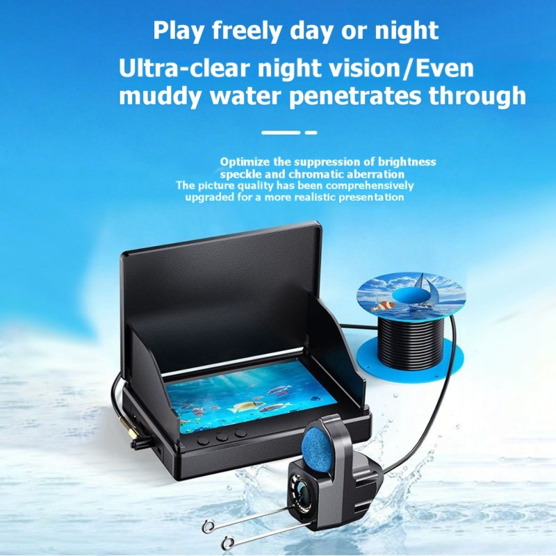 ABVE-ฟิชไฟน์เดอร์กล้องใต้น้ำ 4 - Fish Finder Ice Fishing บทวิจารณ์และราคา