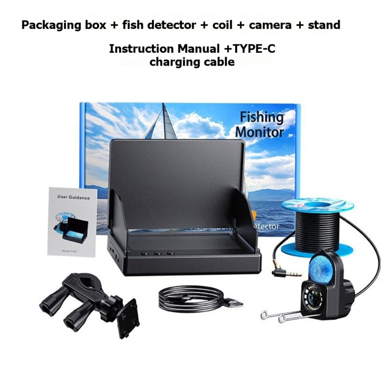ABVE-ฟิชไฟน์เดอร์กล้องใต้น้ำ 4 - Fish Finder Ice Fishing บทวิจารณ์และราคา