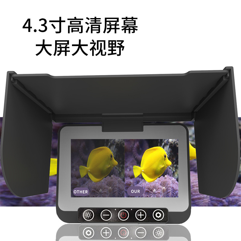 หน้าจอ IPS ขนาด 4.3 นิ้ว 1000T - Fish Finder Ice Fishing บทวิจารณ์และราคา