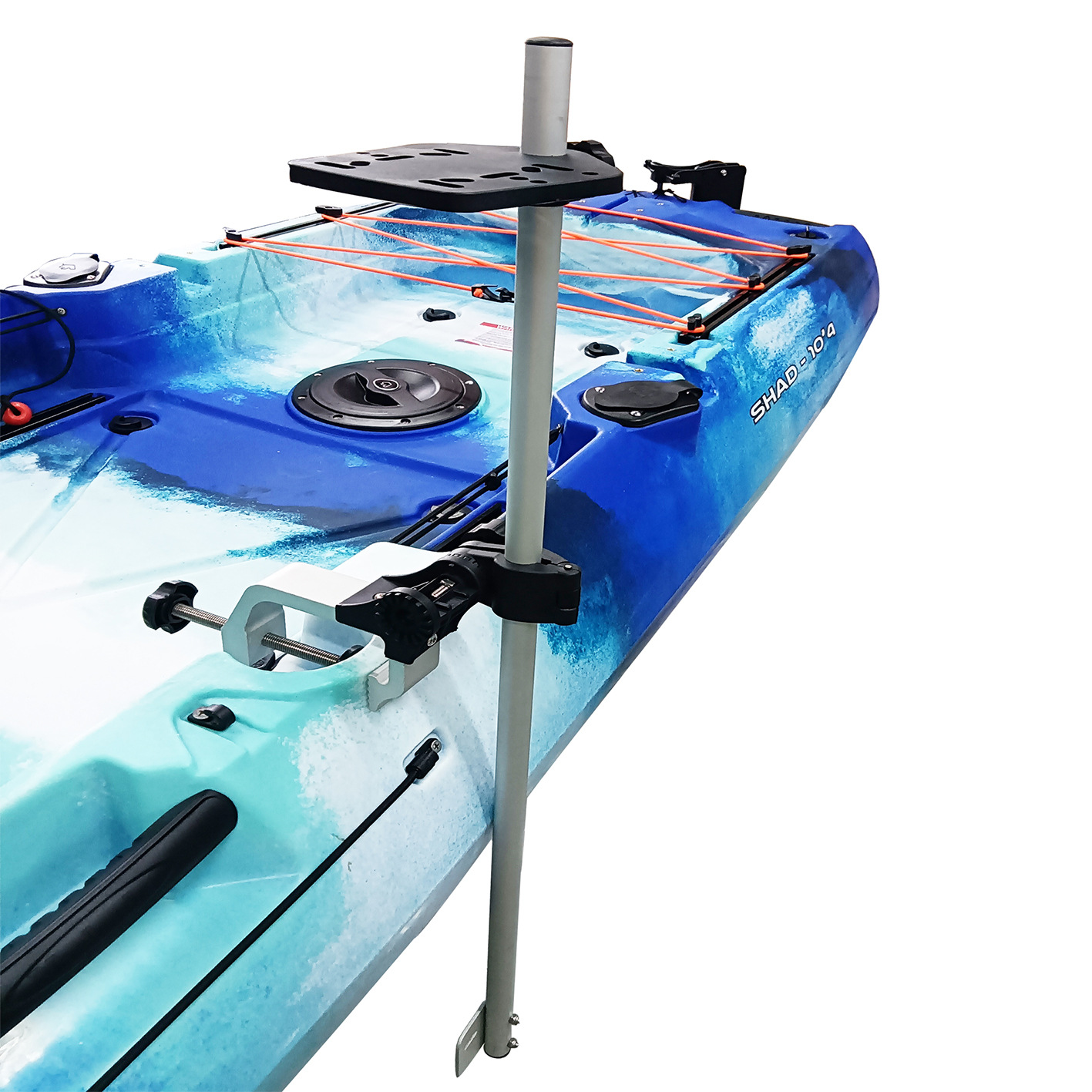 ขายึดอะลูมิเนียมอเนกประสงค์สำห - Fish Finder Transducer Mount บทวิจารณ์และราคา