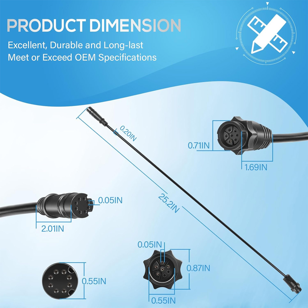 000-14068-001 สายอะแดปเตอร์ 7  - Fish Finder Lowrance Hook บทวิจารณ์และราคา