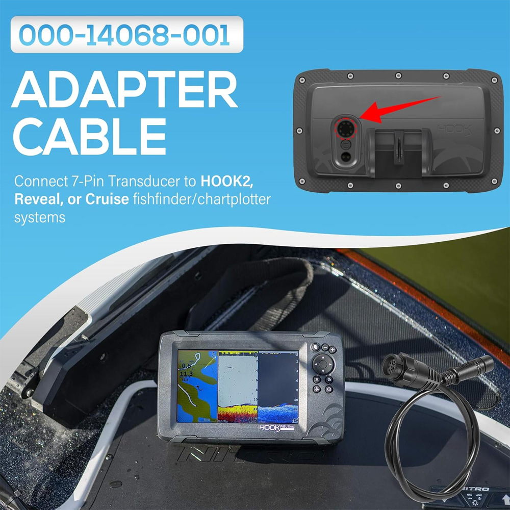 000-14068-001 สายอะแดปเตอร์ 7  - Fish Finder Lowrance Hook บทวิจารณ์และราคา