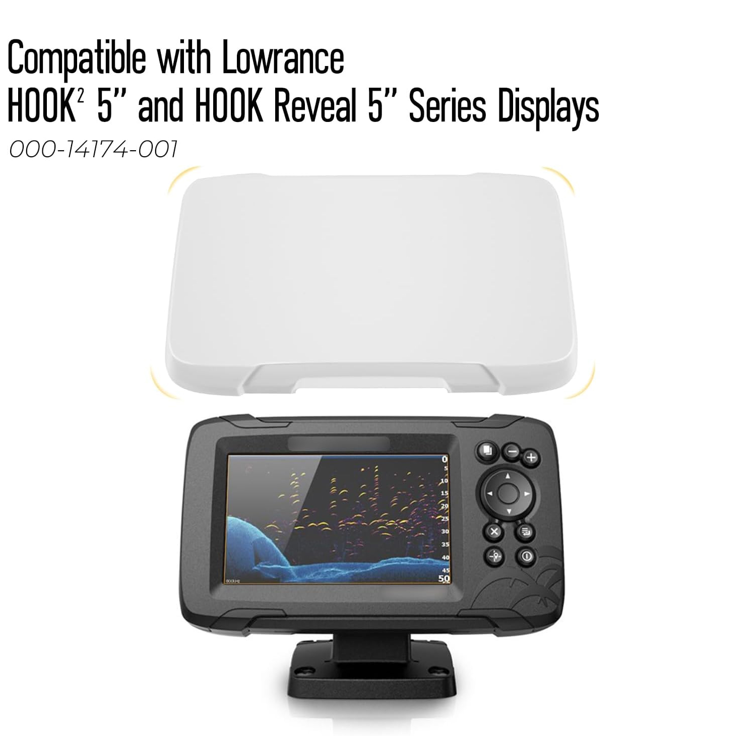 ผ้าคลุมกันแดดสำหรับเรือ (5 นิ้ - Fish Finder Lowrance Hook บทวิจารณ์และราคา