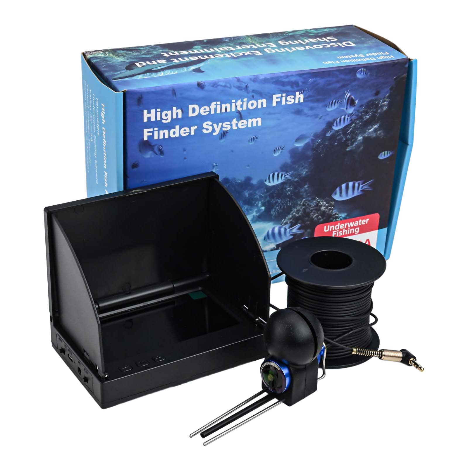 เครื่องหาปลาหน้าจอ HD ขนาด 4.3 - Fish Finder Ice Fishing บทวิจารณ์และราคา