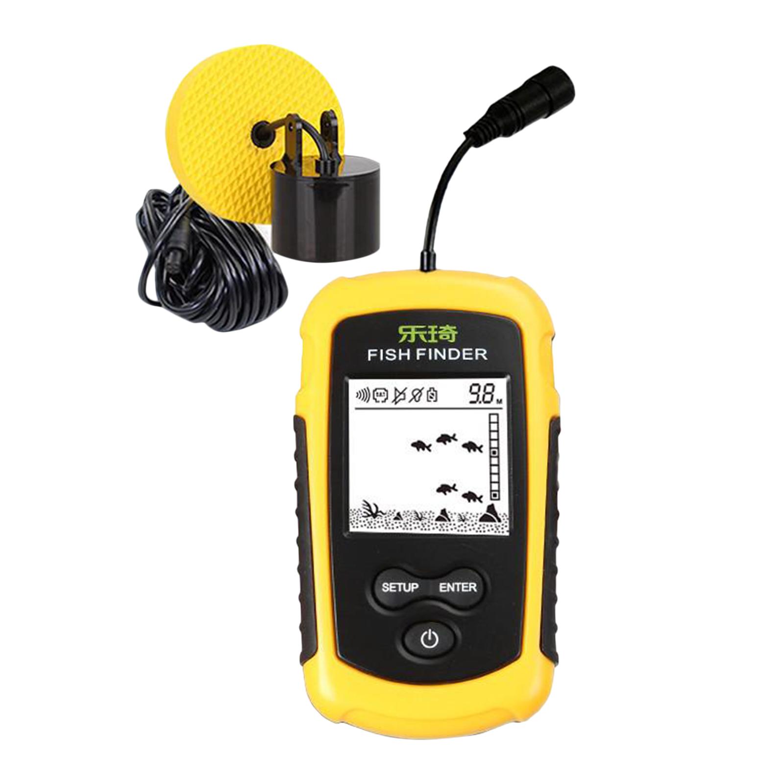เครื่องวัดความลึกหาปลาพร้อมจอแ - Fish Finder Transducer 200Khz บทวิจารณ์และราคา