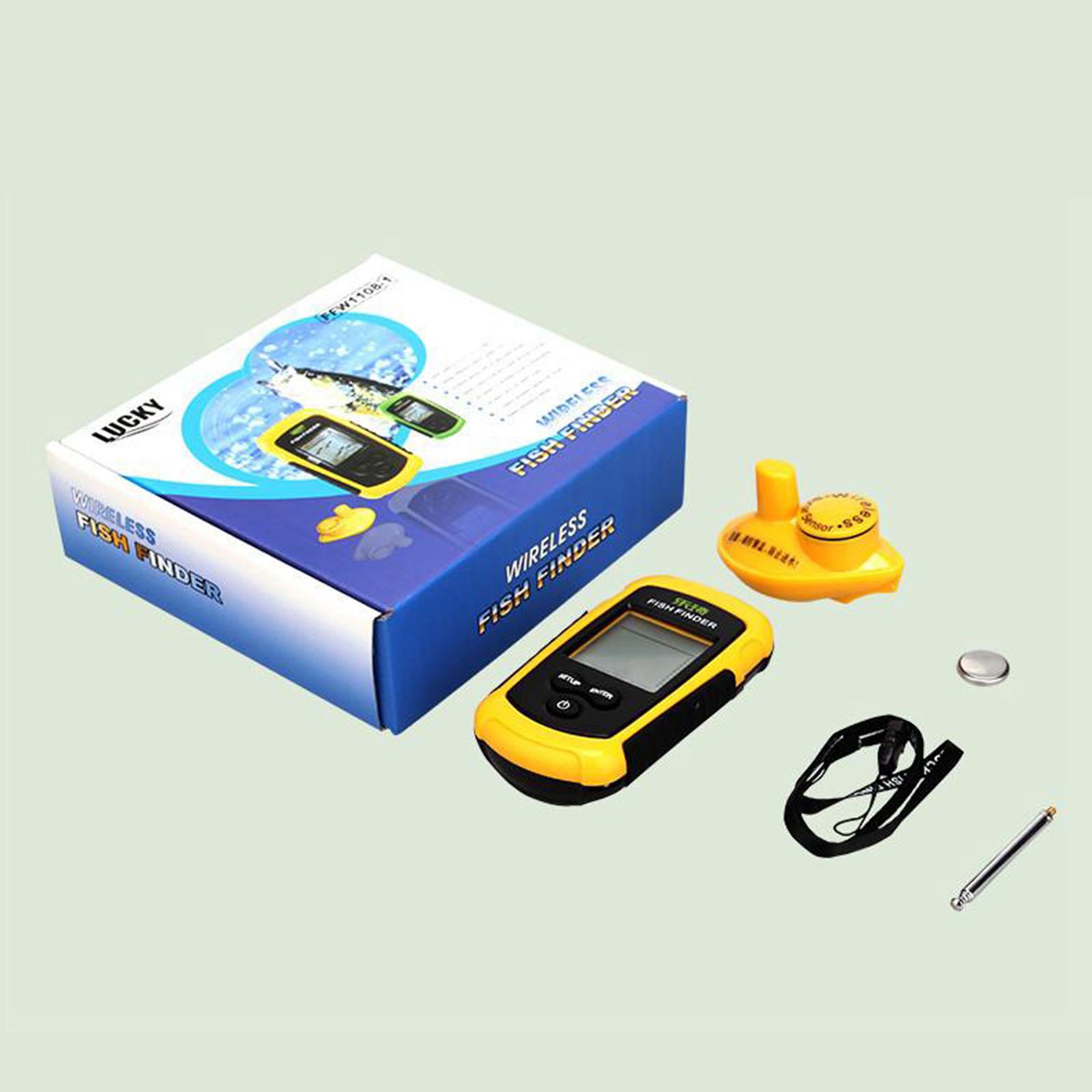 เครื่องวัดความลึกหาปลาพร้อมจอแ - Fish Finder Transducer 200Khz บทวิจารณ์และราคา