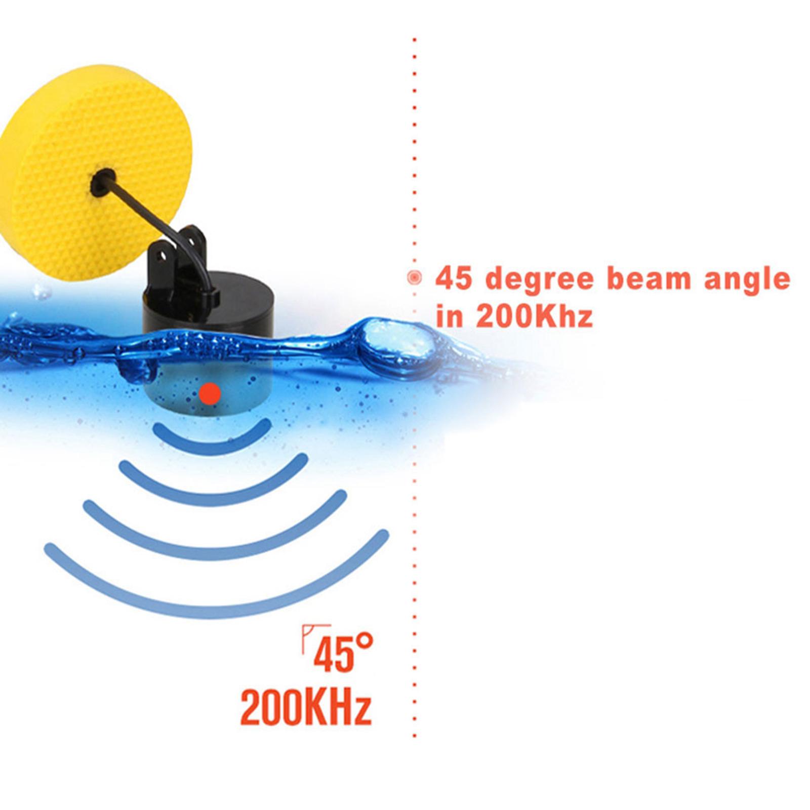 เครื่องวัดความลึกหาปลาพร้อมจอแ - Fish Finder Transducer 200Khz บทวิจารณ์และราคา