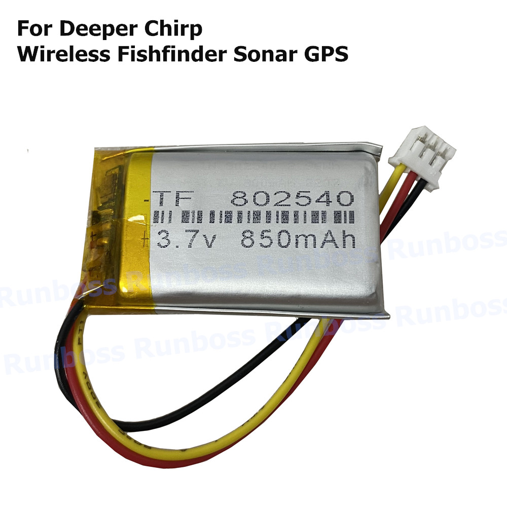 ใหม่ 3.7V 850mAh แบตเตอรี่ลิเธ - Chirp Sonar Fish Finder บทวิจารณ์และราคา