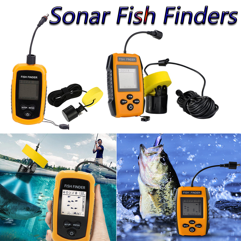 เครื่องหาปลาโซนาร์100เมตร, เคร - Fish Finder Transducer 200Khz บทวิจารณ์และราคา