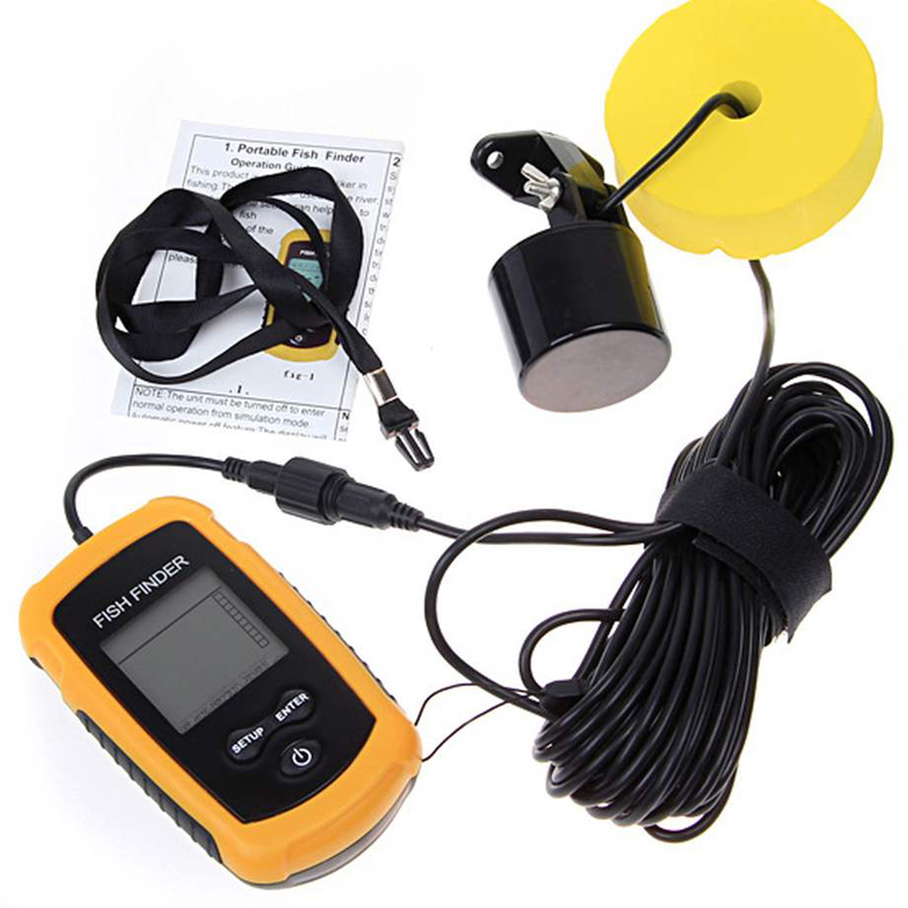 เครื่องหาปลาโซนาร์100เมตร, เคร - Fish Finder Transducer 200Khz บทวิจารณ์และราคา