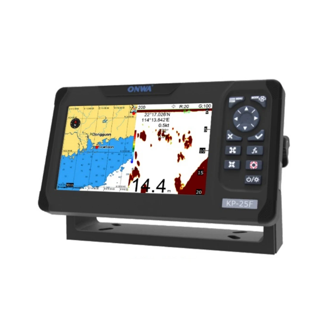 ONWA KP-25F มัลติฟังก์ชั่น Mar - Fish Finder Transducer 200Khz บทวิจารณ์และราคา
